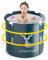 Baignoire portable pliable – Spa gonflable pour adulte | Salle de bain familiale chaude ou glacée, pratique et compact pour une relaxation ultime à la maison