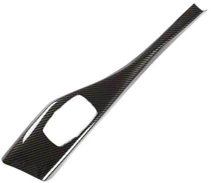 Für BMW 1 2 Serie F20 F21 F22 F23 116I 118I 2012-18 ABS Carbon Fiber Auto Multimedia Taste Panel Abdeckung Aufkleber Autoteile(Carbon Fiber)