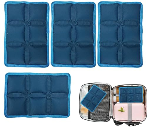 Generisch Kühlakkus Für Lunchbox - Kühltasche Für Rucksäcke | Kompakte Waschbare Kühlpads Für Camping Wandern Picknick