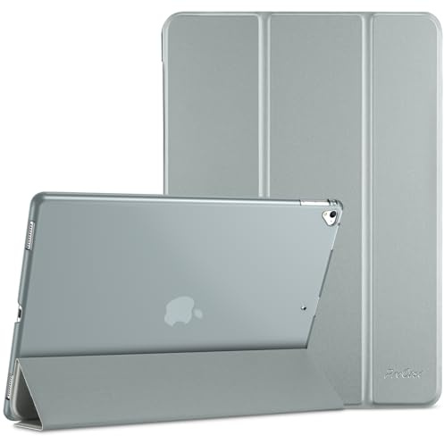 ProCase Smart Case per iPad Pro 12.9 1a e 2a generazione (modello 2015 e 2017), supporto supporto auto sleep/wake - grigio chiaro