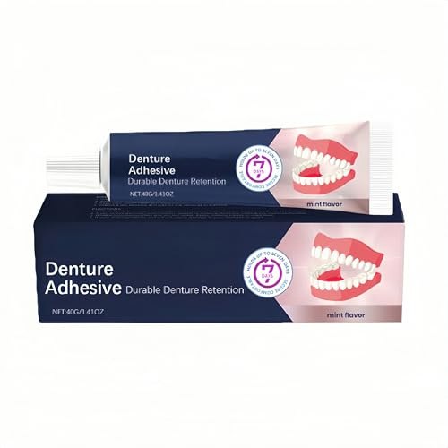 Adesivo termoplastico per protesi dentali, adesivo per la riparazione di protesi dentali, colla dentale pratica per denti, tenuta extra forte fino a 7 giorni (1Pezzo)