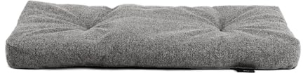Rohrschneider Tierkissen für Haustiere, Struktureller Stoff, 100% Polyester, Vliesfüllung, Antirutsch-Unterseite, grau oder türkis, Verschiedene Größen (Grau, 80x50x7cm)