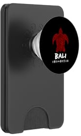 Bali Indonesia Tribal Sea Turtle Island Design PopSockets PopWallet for MagSafe