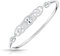 DTPsilver -Damen Armreif/Armbänder 925 Sterling Silber - Keltische Dreifaltigkeitsknoten - keltischen Kollektion - Zirkonia