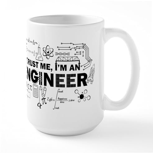 CafePress Trust Me I'm an Engineer Mugs 15 oz (444 ml) Ceramic Coffee Mug