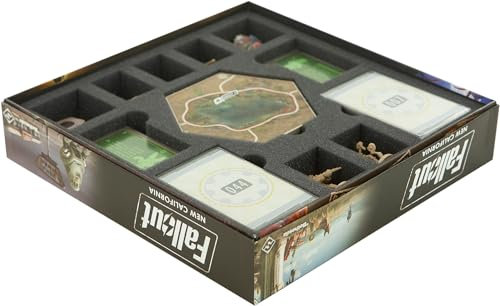Feldherr Schaumstoff-Set kompatibel mit Fallout: Neu-Kalifornien Brettspielbox