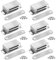 Onarway Magnetic Door Catch 6KG Pull Strong Magnet Cabinet Latches Magnetic Hardware Stainless Steel Chrome Door Closer for Bathroom Kitchen Sliding Door Window Cupboard (15lbs Strength 6 Pack)