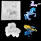 FineInno 2 Pcs Unicorn Resin Moulds, Pegasus Silicone Moulds for Resin, 3D Animal Epoxy Resin Mould for Jewelry Making, Handmade Candle, Soap, Home Decor