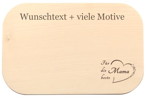 Mama Geschenk - Brettchen mit Gravur - originelle Geschenkidee für die beste Mutter zum Geburtstag, Muttertag, Weihnachten, Ostern …