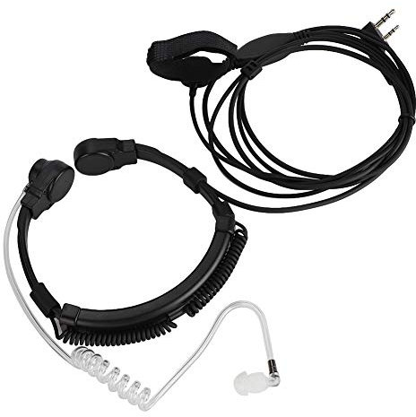 PUSOKEI 120 dB Throat Mic Headset Ohrhörer Throat Microphone für TH-D7E, TH-F6, TH-F6A, TH-F7, TH-F7E, TH-G71, TH-G71A, TH-G71E, TH-K2, TH-K2A, TH- K2AT, TH-K2E, TH-K2ET, TH-21, TH-21AT usw.