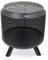 HEAT Outdoor Living Trommel Feuerkorb mit Grill – Feuerstelle mit Beinen für den Garten, inkl. Grillrost – 50x50x60 cm