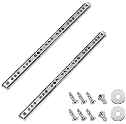 Dtoterul Schubladenschienen 2 Stück 246mm Schubladen Auszugsschienen Schubladen Scharniere Set Schubladenauszug Schubladenschienen mit Kugellager