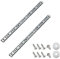 Dtoterul Schubladenschienen 2 Stück 246mm Schubladen Auszugsschienen Schubladen Scharniere Set Schubladenauszug Schubladenschienen mit Kugellager