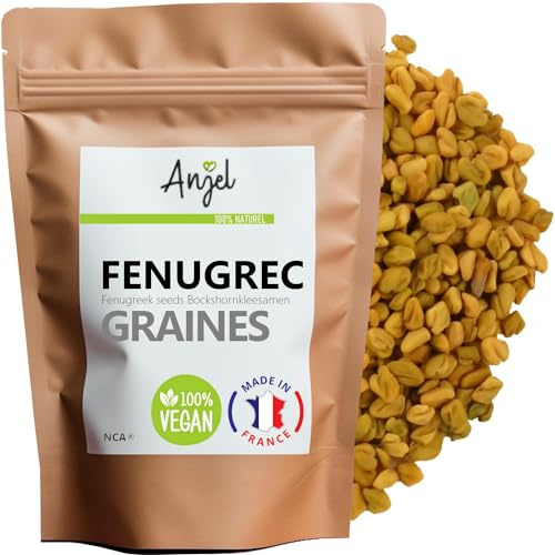 Fenugrec Graines Entières - Graine de Fenugrec Qualité Supérieure - Thé Epices Allaitement - NCA (250)