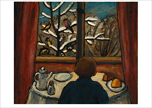 Kunstkarte Gabriele Münter Das Frühstück der Vögel