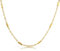 Made by Nami Minimalistische Halsketten Damen • Dezente Edelstahl Halskette mit starkem Karabiner-Verschluss • Choker-Kette Frauen & Mädchen • Filigrane Gliederkette • Geschenk für Sie (Pipes Gold)