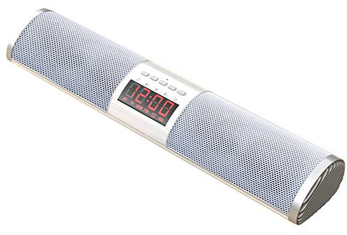 HHUARI Soundbar Bluetooth 5.0, Sound Bar for TV, 4-Unit Speaker with Bluetooth And Wired Connections, Home Theater Audio And Speaker with Deep Bass 3D Surround Sound,White The New