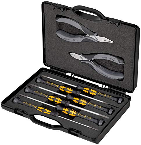Knipex Elektroniker Werkzeugkoffer, Koffer 8-teilig