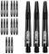 RUTHLESS Sting 5XS1768 Dart-Schäfte aus Polycarbonat, solide, schwarz mit schwarzer Aluminiumoberseite, Tweenie 40 mm, 5 Sets mit 3 Schäften