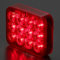 ETUKER 1x Luz Antiniebla Trasera Roja Remolques 12v Homologation E Impermeable Pilotos Luces Traseras Led para Automotive Tractor Vehículo Agrícolas