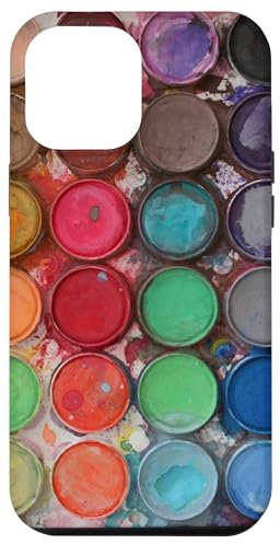 Watercolor Paint Box Painter Art Paint Palette Box Gift Case for iPhone 14 Pro Max