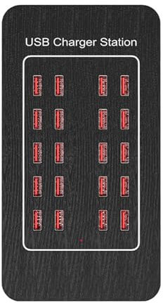 100W Multi-Port Charger High Power 20 Ports 30 Ports 40 Ports Charger 1A2A Charging USB Multi-Port Charger,20