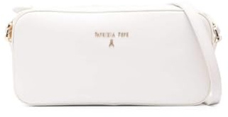 PATRIZIA PEPE Damen-Handtasche Marke, Modell 8B0136L061, aus Leder., Weiß
