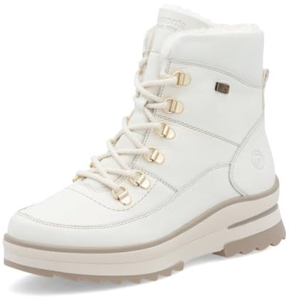 Remonte RemonteTEX - Stivali da neve da donna D2B74, inserto sciolto, idrorepellenti, bianco 80., 38 EU
