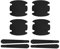 YNEION 8pcs Auto Türgriff Schutzfolie, für VW Tiguan/Allspace 2016-2022 Lackschutzfolien-Set Autotür-Griffmulden Kratzern Schutz,A