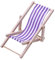 Fukamou Miniatur-Strandstuhl,Miniatur-Liegestuhl - Faltbare -Feengartendekoration - Desktop-Ornament, Stuhlspielzeug, Stranddekoration, Lounge-Stuhlmodell Für Den Innen- Und Außenbereich