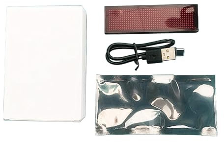 Ailan Elektronische Visitenkarte Display Scroll Text Mit Lange Batterie Lebensdauer Können Shop 750 Englisch Zeichen ABS LED Typenschild