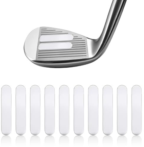 IGXX 10 Stück Golf-Gewichtsbleiband, Golf-Gewichtsband, Klebebleiband-Set, Blei-Gewichtsband zum Hinzufügen von Schwunggewicht, gewichtetes 3g-Klebebleiband für Tennisschläger und Golfschläg(Silber)