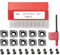 Negative Rake 12x12x2.2mm Square Carbide Inserts Cutters Indexable Replacement High Strength 10pcs