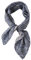 Prettystern handrolliertes Seiden-Halstuch Damen Herren reine Seide Bandana Sommer Frühling Seiden-Tuch 46 blau Paisley