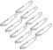CHICIRIS Klemme/Halter der Langen Durper -Linie aus Edelstahl für Fischrechte MM, 10 Stücke, Ideal für Langlinienfische, Thunfischfischen, Camarón