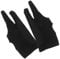 SAFIGLE 1 Pair Two Finger Drawing Glove for Digital Tablets High Elasticity Artist Glove for Right Left Hand Enhanced Comfort Workflow for Sketching and Creative Tasks