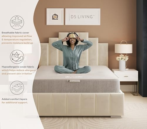 DS Living SnugNight Coil Memory Mattress Haven 13.5 Bonnell Spring with Memory Foam Layers Mattress - Essentials