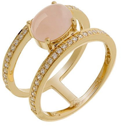 Orphelia Damen-Ring 925 Silber rhodiniert Zirkonia transparent Ovalschliff Gr. 52 (16.6)-ZR-7122/52