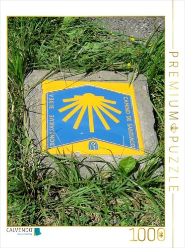 CALVENDO Puzzle EIN Motiv aus dem Kalender Camino del Norte - Wegzeichen | 1000 Teile Lege-Größe 48 x 64 cm Foto-Puzzle für glückliche Stunden