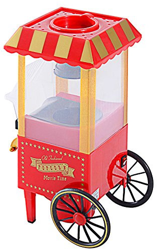 Homcom – Máquina de palomitas de maíz clásico eléctrico en 3 minutos 1200 W gastos y Sain 22L X 19L x39hcm Alu rojo Neuf 38