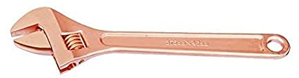 Bahco NSB001-200 Beryllium Copper Adjustable Wrench, Bronze, 200 mm