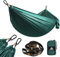 NATUREFUN Hamaca Ultraligera para Viaje y Camping (275x140 cm) | 300kg de Capacidad de Carga,Transpirable, Nylon de Paracaídas de Secado Rápido | 2X Mosquetones Premium, 2X Correas de Nylon Incluidas