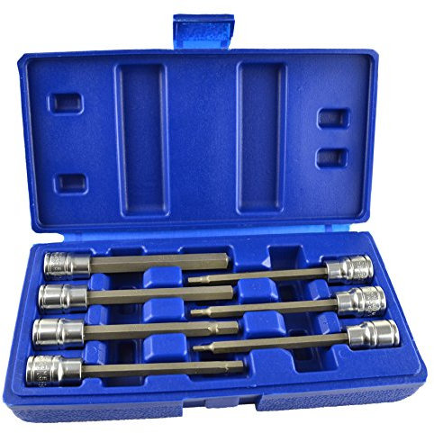AB Tools Metric MM Long Allen Hex Key Sockets 3mm – 10mm 7pc Set 3/8” Drive