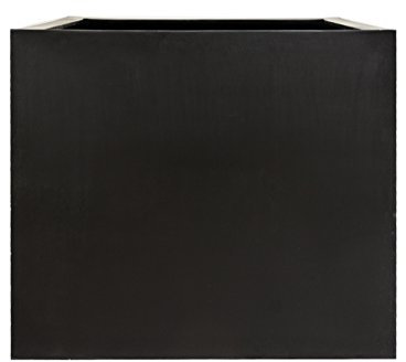 Pflanzwerk® Pflanzkübel Fiberglas Cube Anthrazit 85x100x100cm XXL *Frostbeständig* *UV-Schutz* *Qualitätsware*