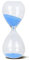 Sanduhr, HoveBeaty Sanduhr, mundgeblasen, 15 Minuten, robuste Glaskonstruktion, 15 Minuten, Blau