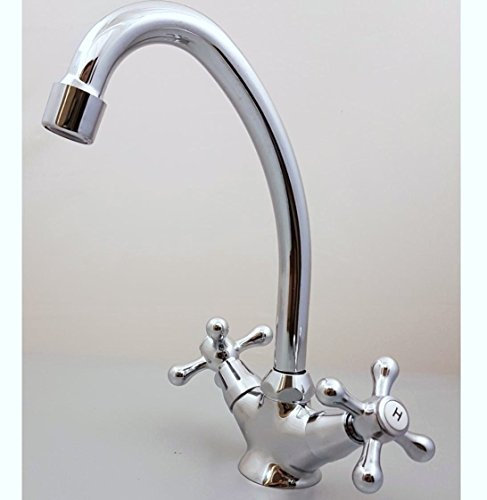 Waschtischarmatur Nostalgie Armatur Retro Zweigriff für Waschbecken Waschtisch Bad