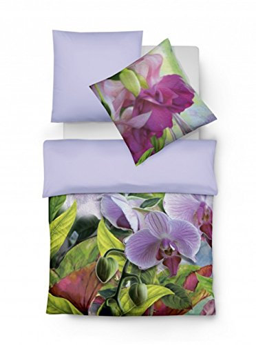 fleuresse Milano G-113406 Mako-Satin Bettwäsche l 155x220 l LILA