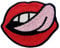 Dame Heiße Lippen Sexy Mund Gestickte Badge Eisen Auf Nähen Auf Flecken