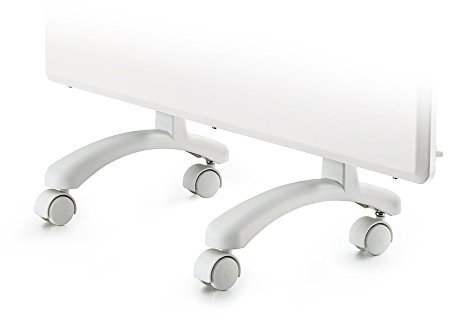 NOBO 64570002 Bianco Supporto con ruote radiatori elettrici