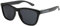 X-CRUZE 9-003 Nerd Sonnenbrillen polarisiert Style Stil Retro Vintage Retro Unisex Herren Damen Männer Frauen Brille - schwarz matt LW/schwarz